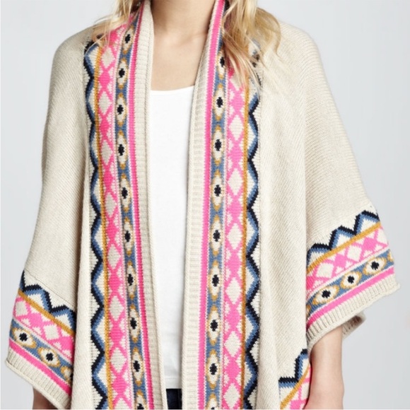 Mara Hoffman Evil Eye Shawl / poncho  Sz O/Z RARE - Picture 3 of 10